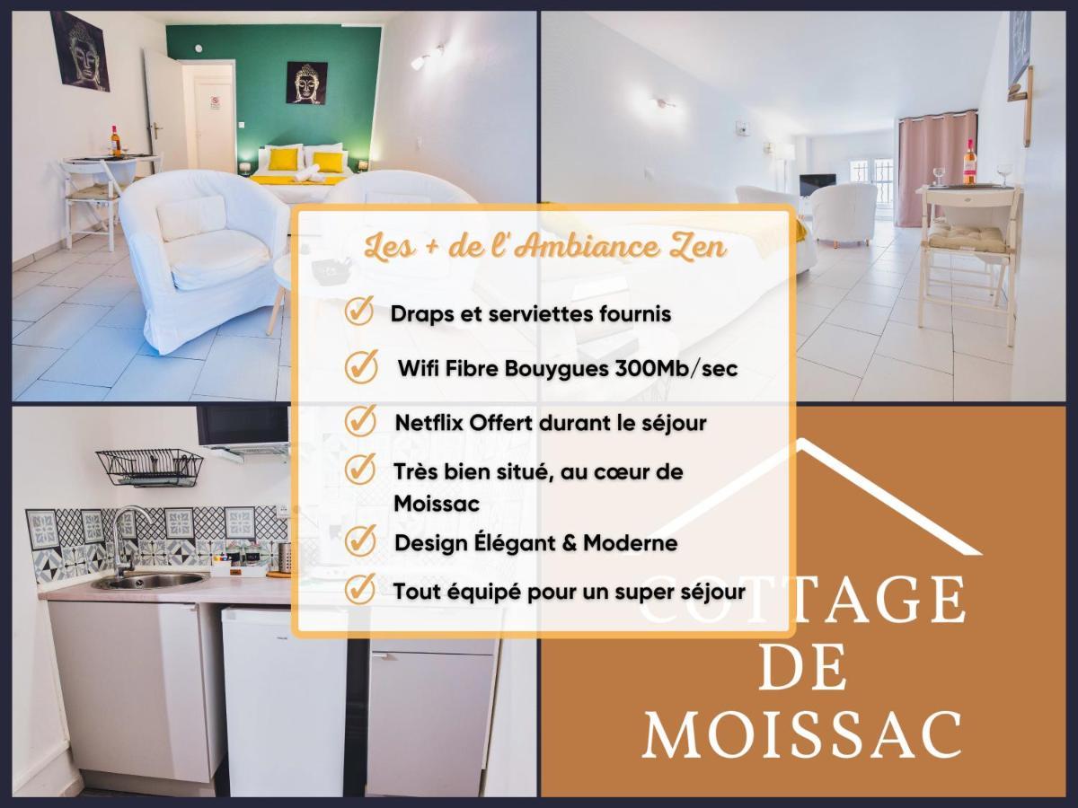 Apt T1 Cosy Et Ambiance Zen "Cottage De Moissac" Экстерьер фото